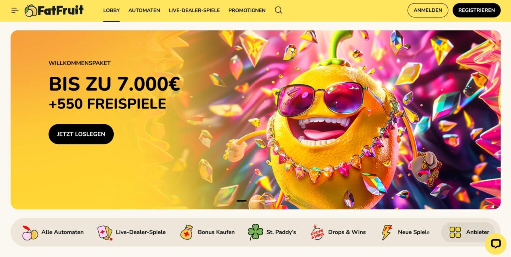 FatFruit Casino Deutschland Bonus